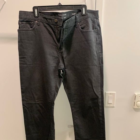 Banana Republic Men’s Gray Jeans, 35x30 slim fit - Picture 1 of 4